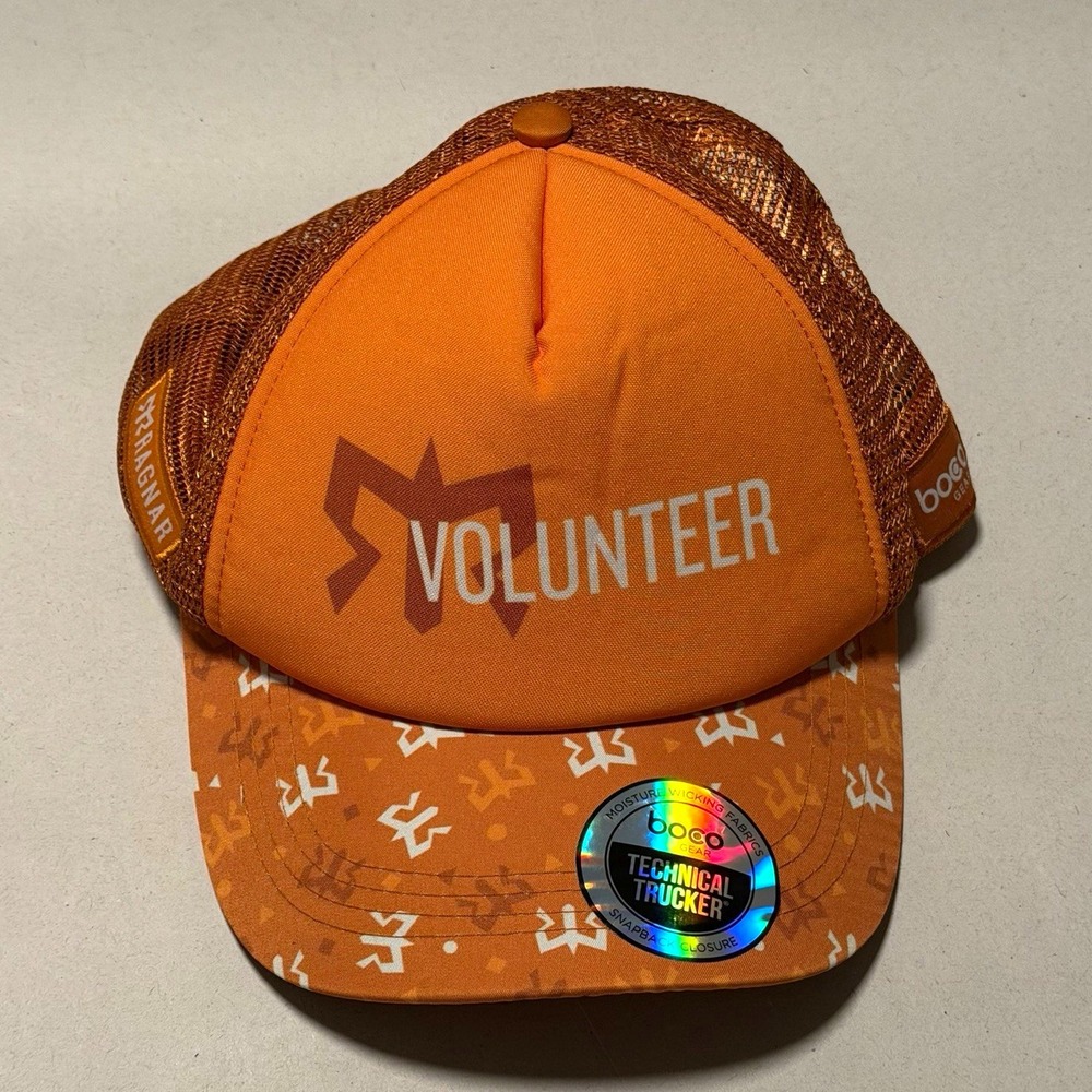 Ragnar BOCO Gear Volunteer Technical Trucker Hat Orange NWOT